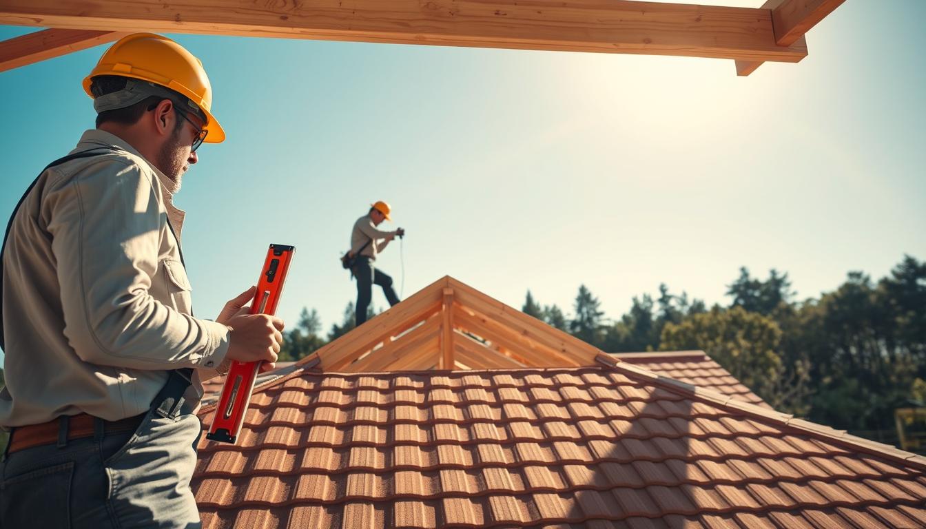 Construção de telhados