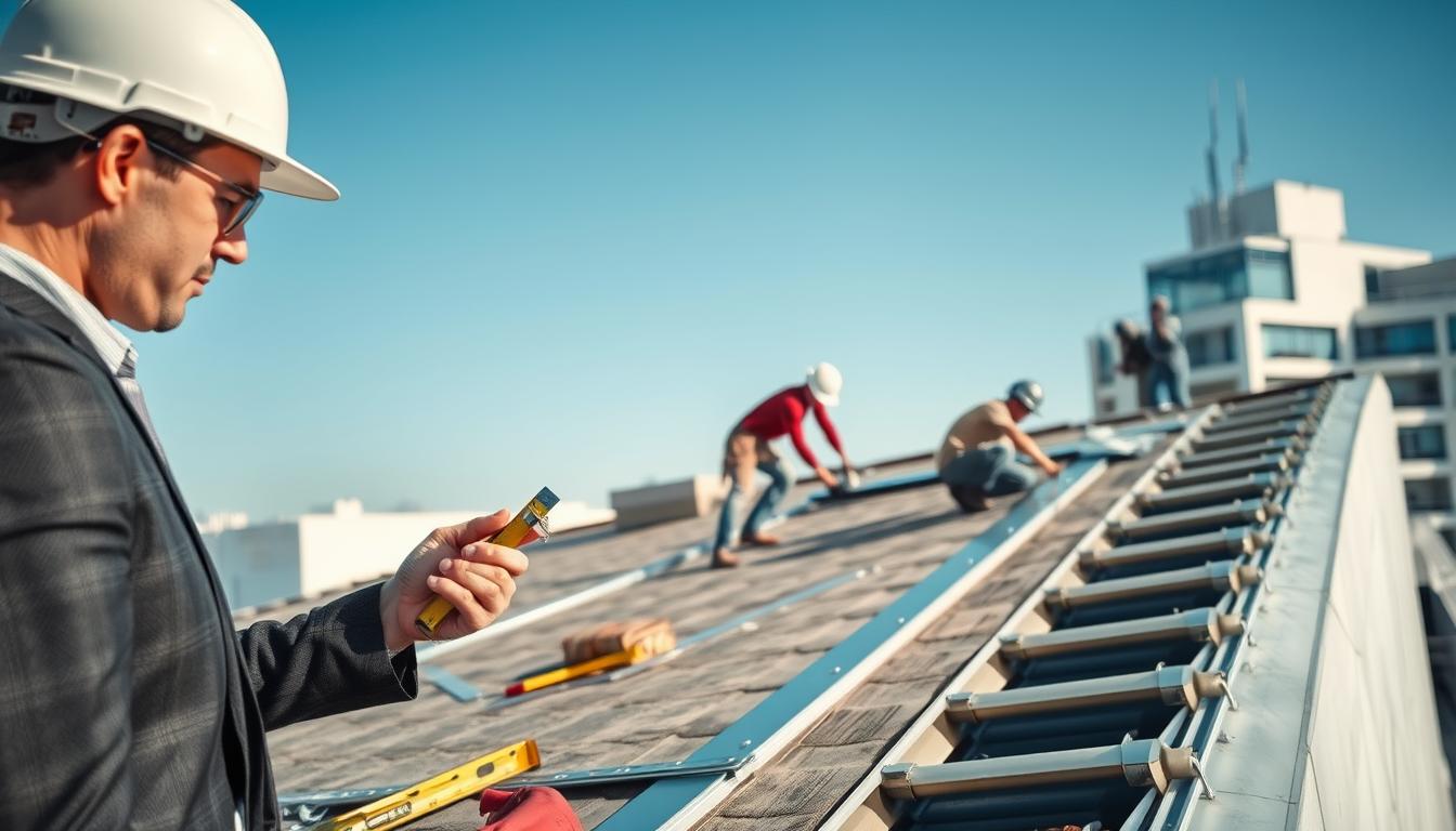 Instalação de rufos