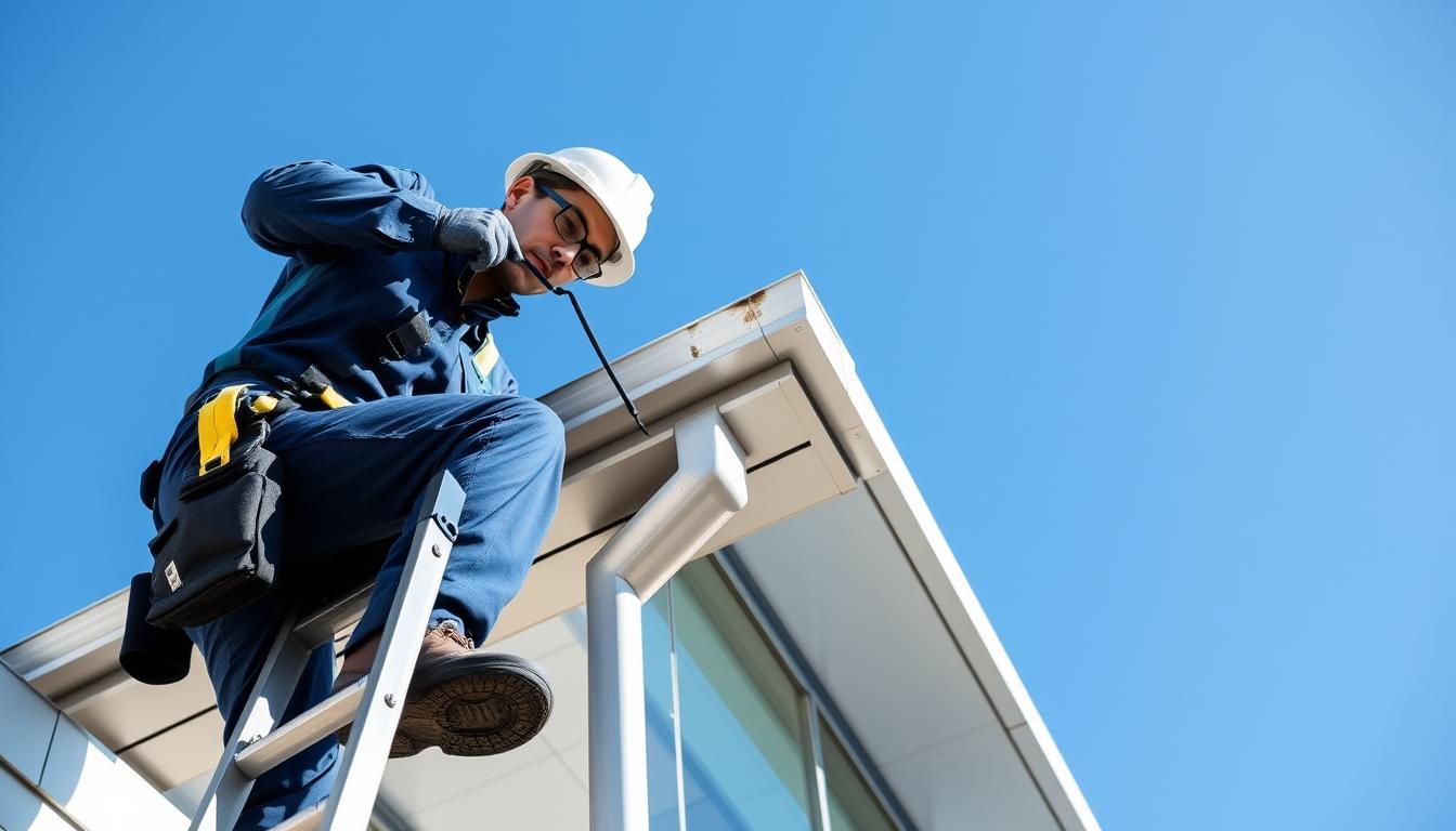 Manutenção de calhas