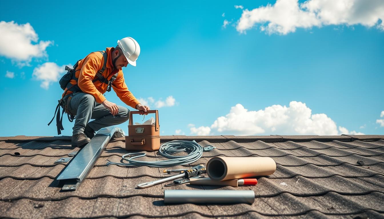 Manutenção de rufos