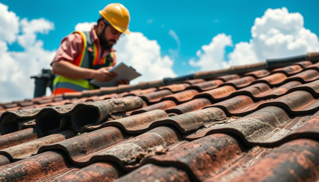 problemas em telhados